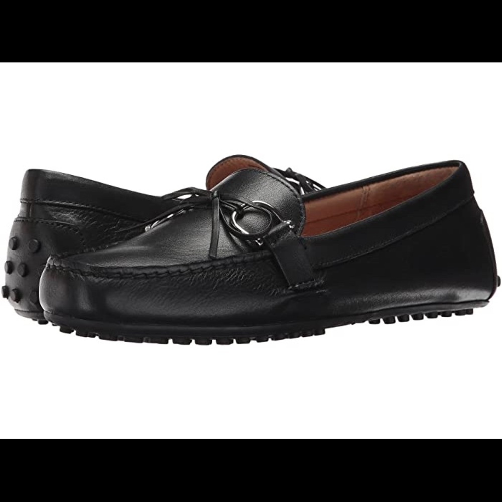 Ralph Lauren Black Leather Loafers - NIB - Size 8
